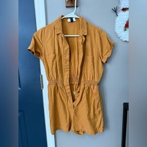 Universal Thread Mustard Romper